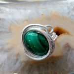 ANELLO CON MALACHITE