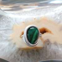 ANELLO CON MALACHITE